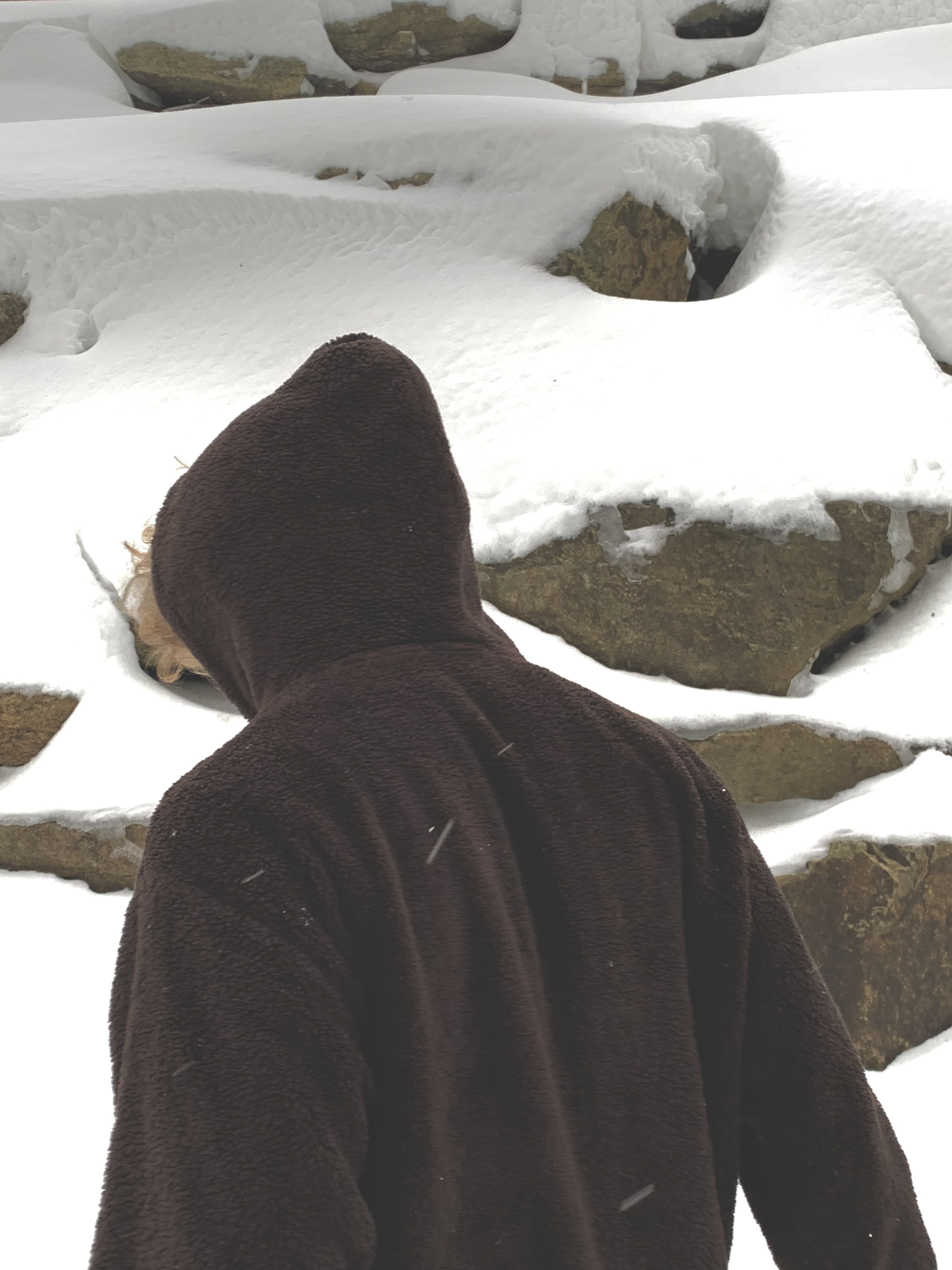 image of a man in the snow.